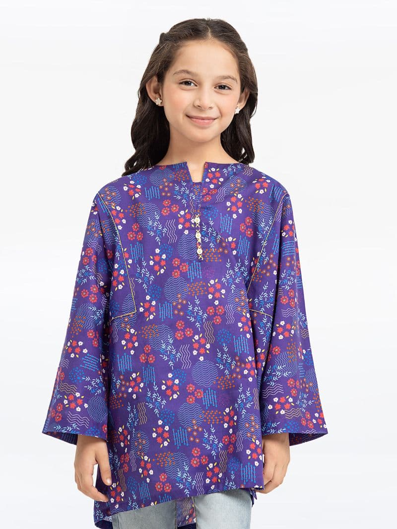 Printed Lawn Shirt - EGTKP24-70405S thumbnail