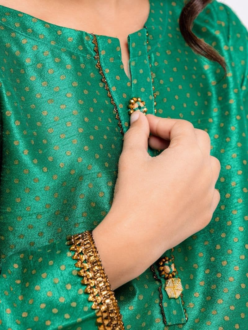 Printed Raw Silk Shirt - EGTKP23-70683S thumbnail