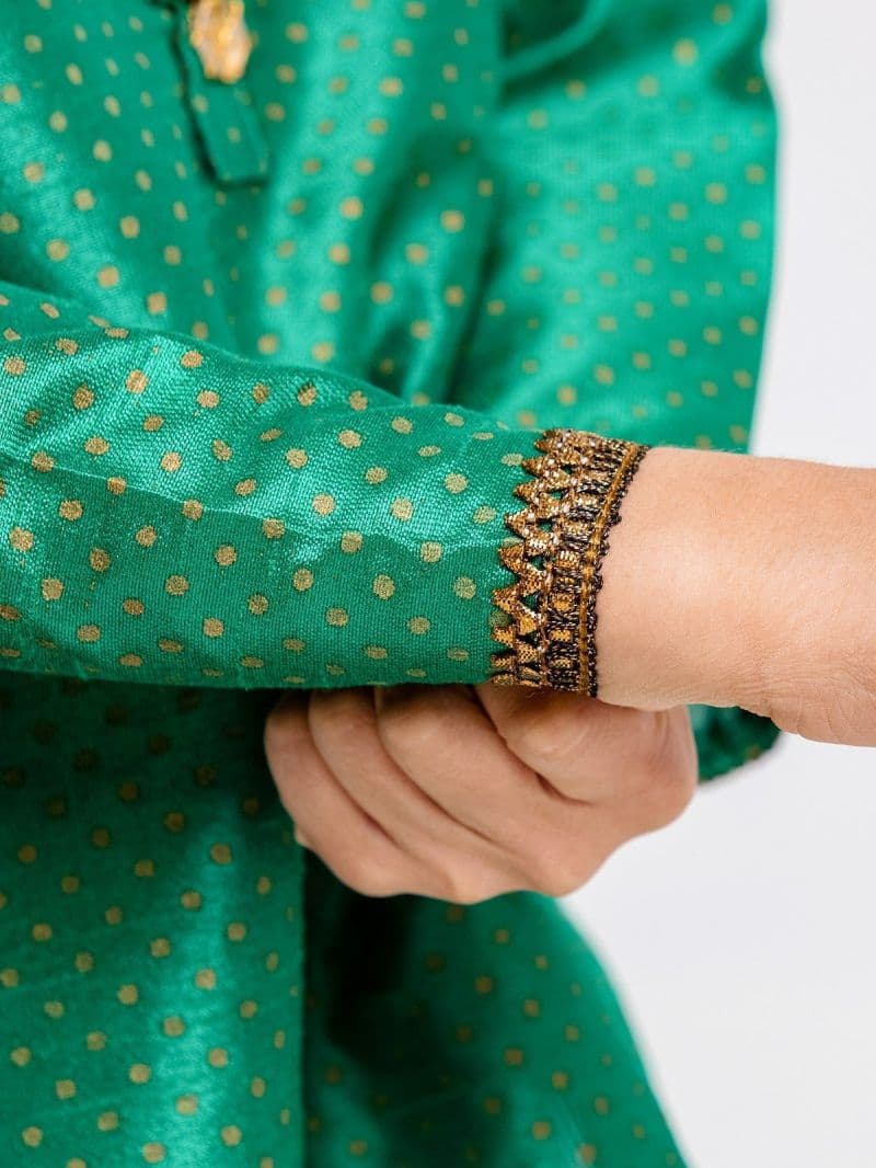 Printed Raw Silk Shirt - EGTKP23-70683S thumbnail