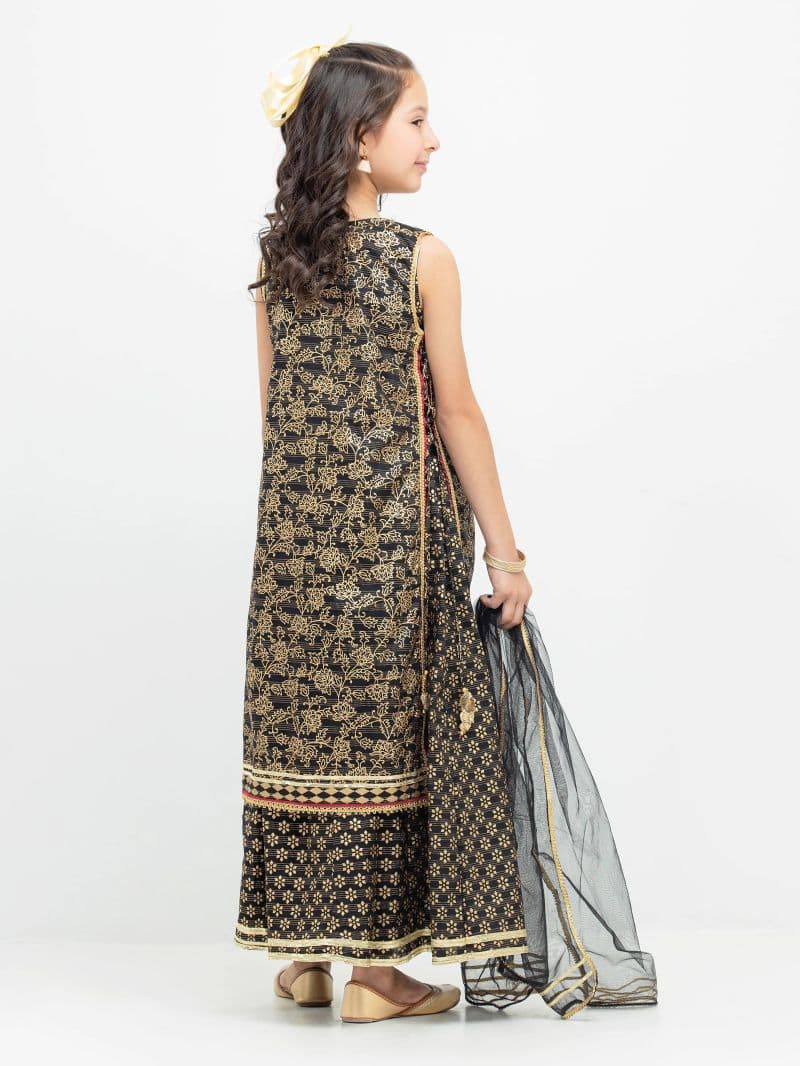Block Print Cotton Shirt Dupatta - EGTPL5-50030SD thumbnail