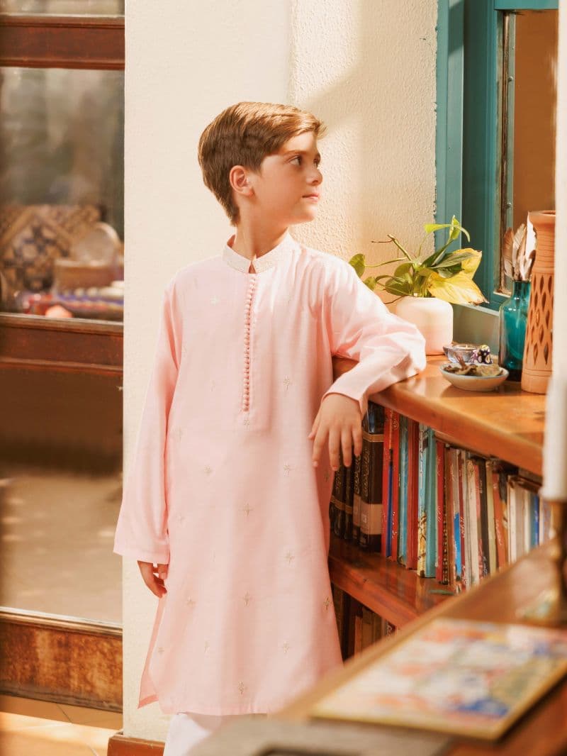 Embroidered Blended Kurta - EBTKC5-025 thumbnail