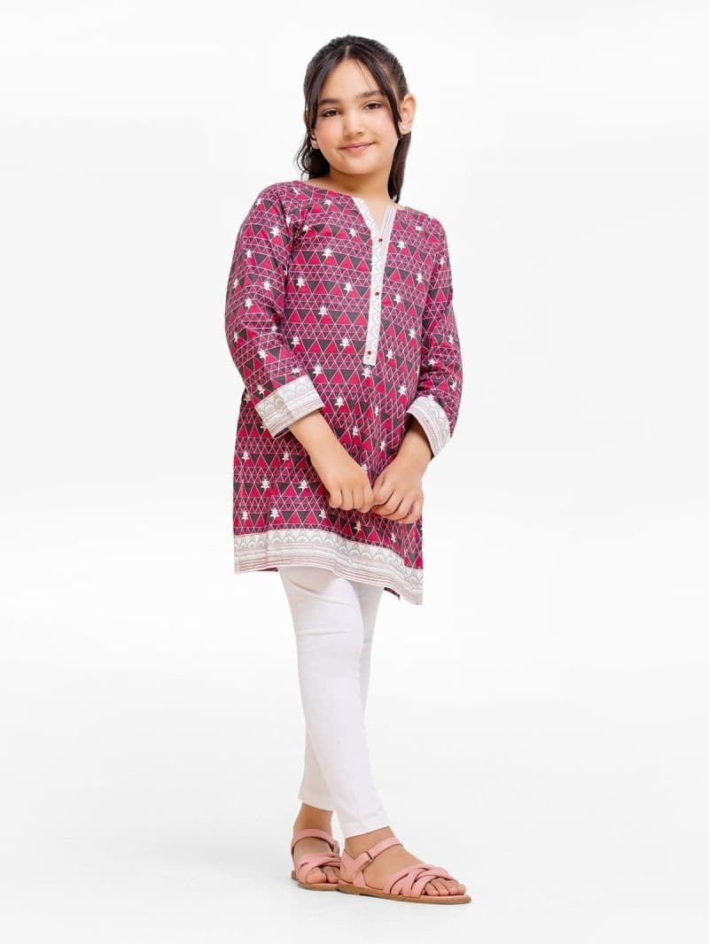 Printed Lawn Shirt - EGTKP23-70699S thumbnail