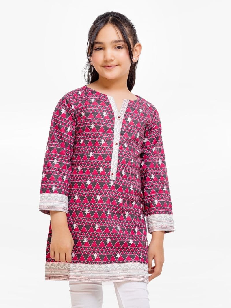Printed Lawn Shirt - EGTKP23-70699S thumbnail