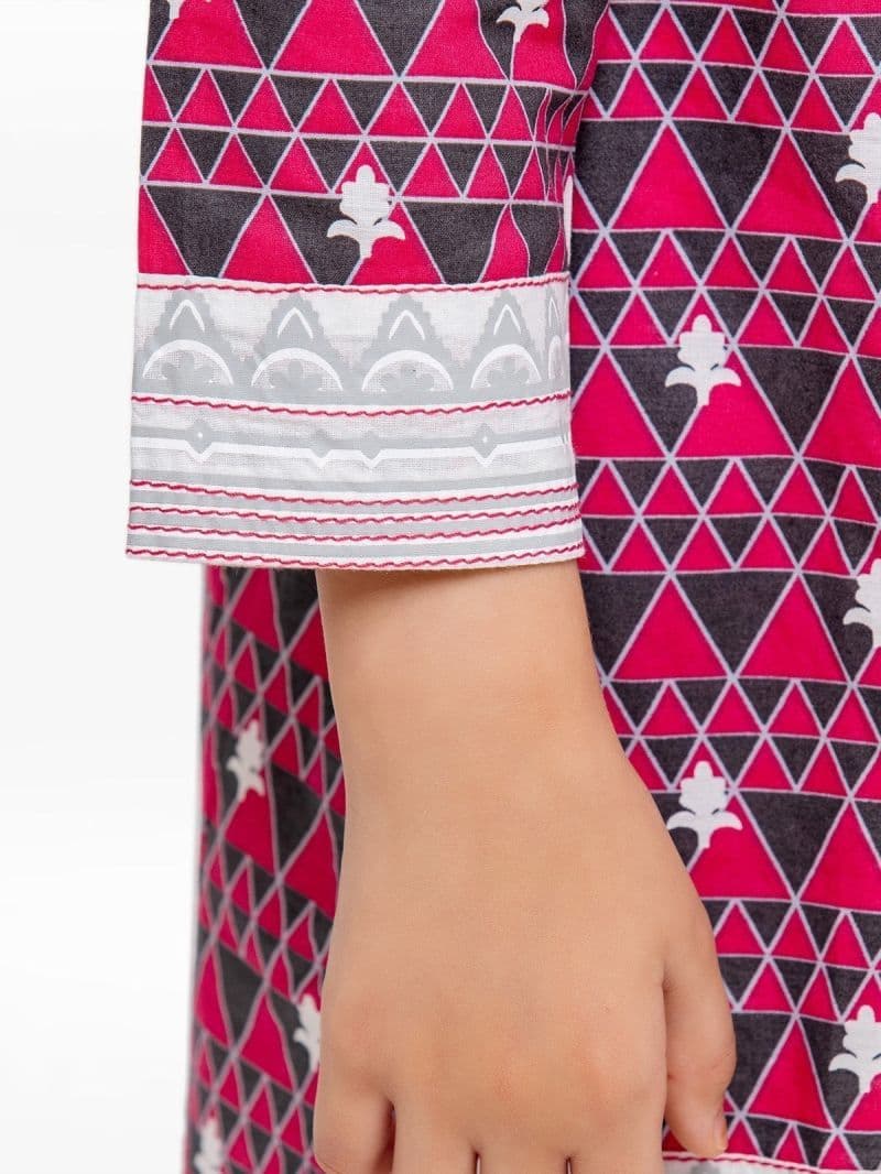 Printed Lawn Shirt - EGTKP23-70699S thumbnail