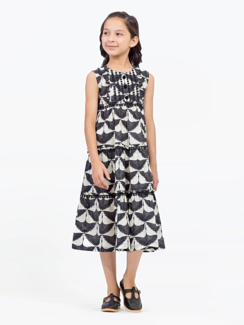 Printed Lawn Shirt - EGTKP5-71008S