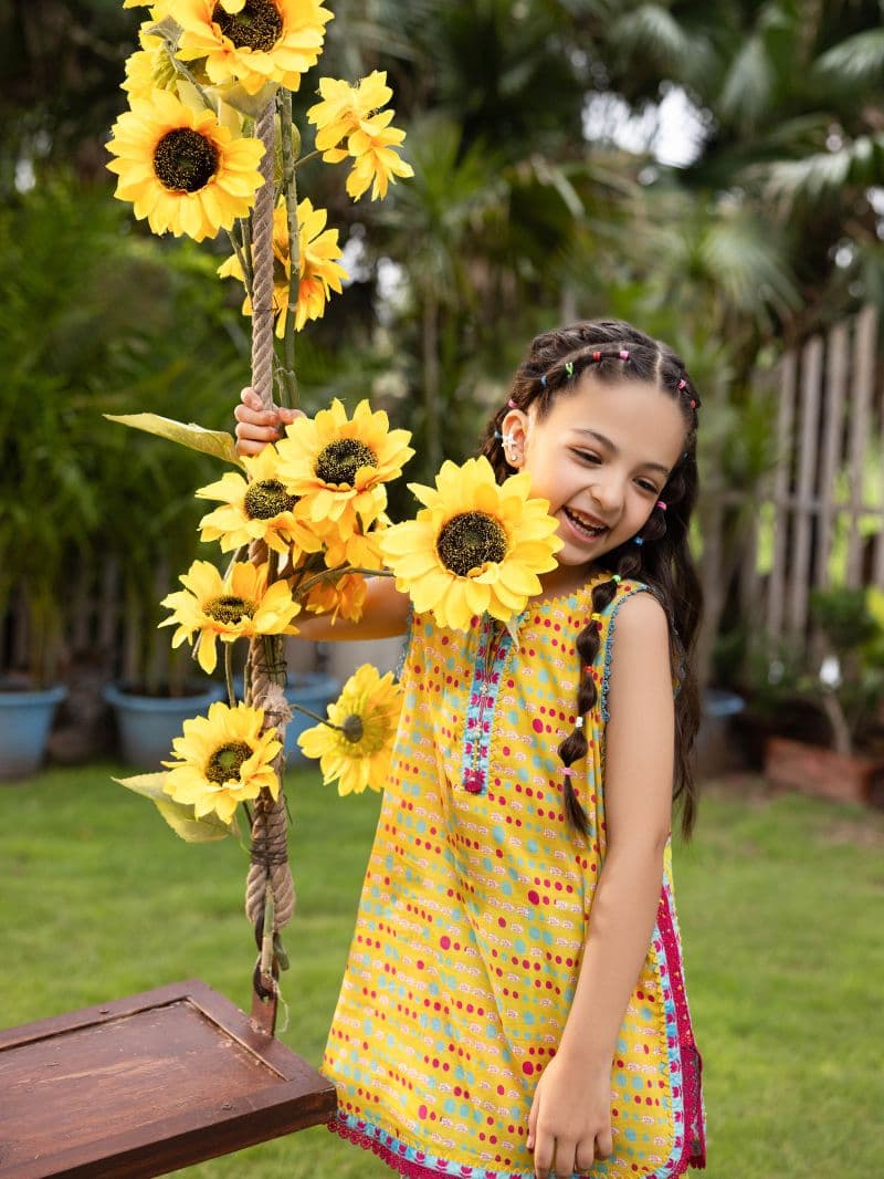 Printed Lawn Gharara Set - EGTKP5-70982ST thumbnail