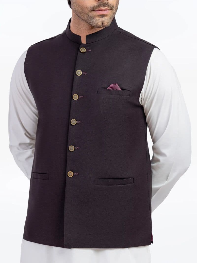 Plain Waistcoat - EMTWCP5-35951