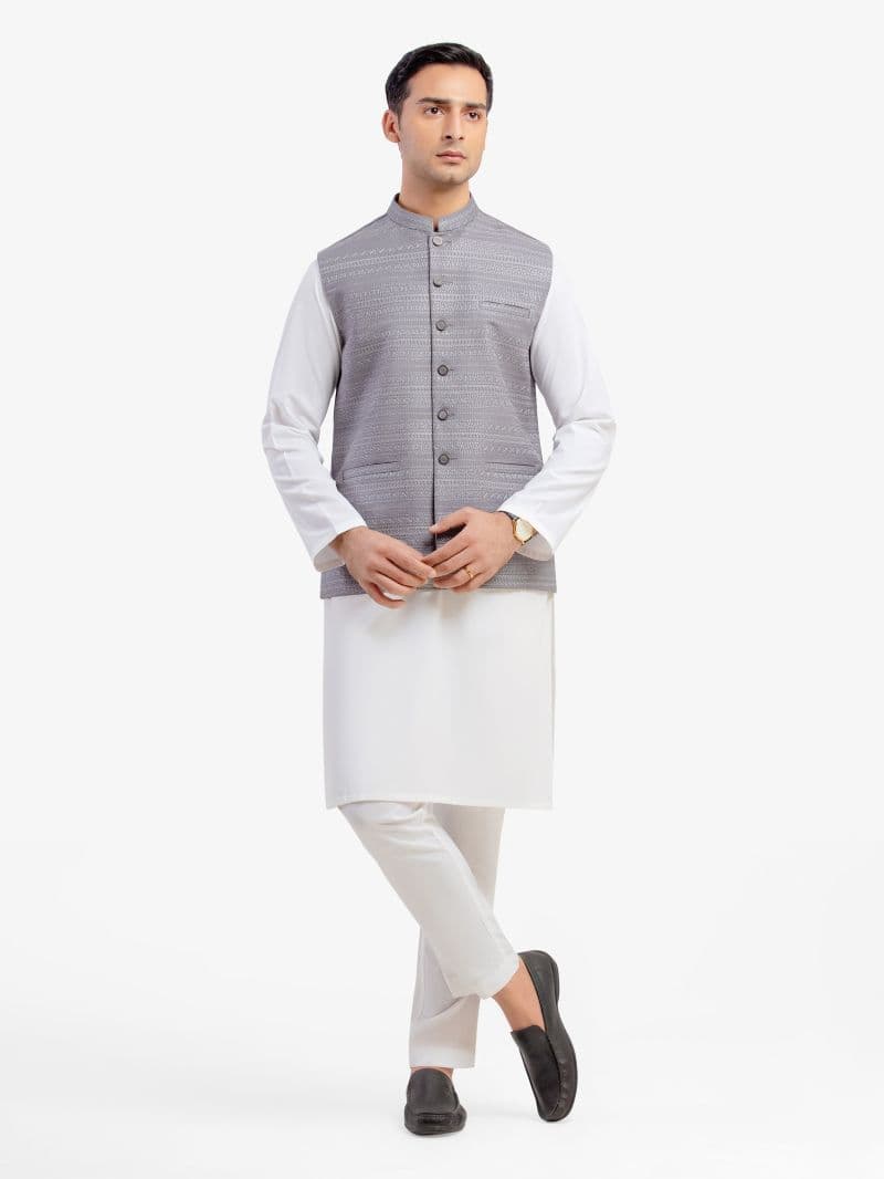 Embroidered Waistcoat - EMTWCP5-35975 thumbnail
