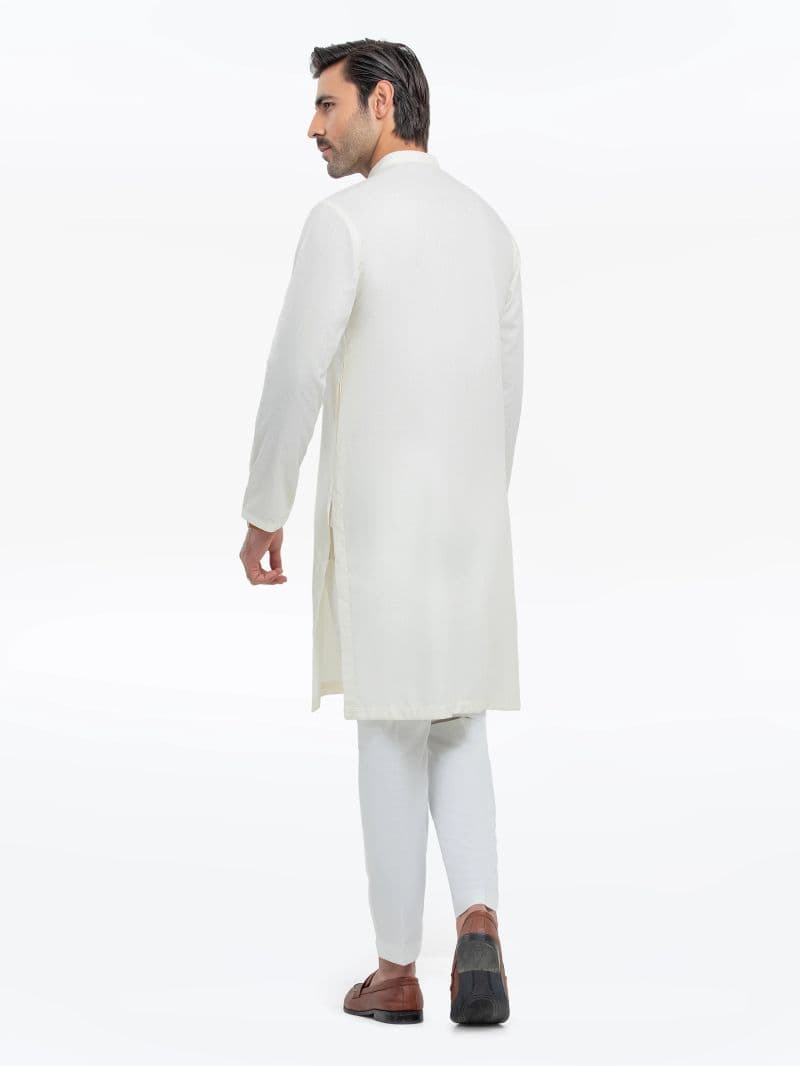 Embroidered Dobby Kurta - EMTK5-99528 thumbnail