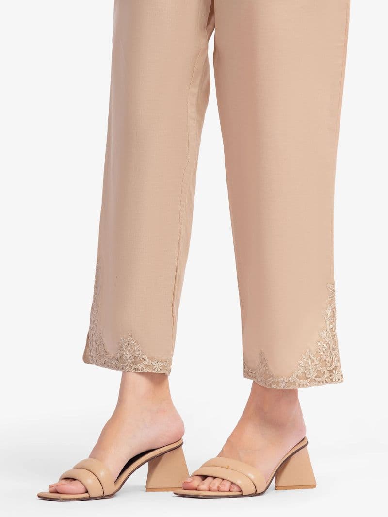 Embroidered Cambric Trouser
