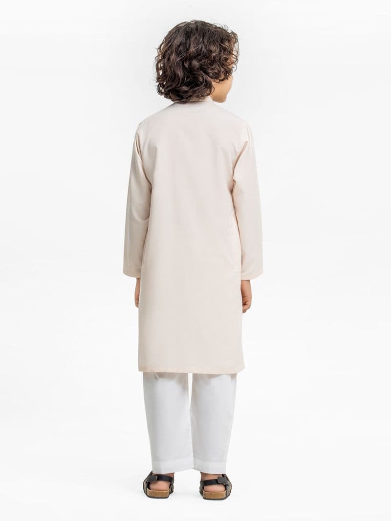 Embroidered Blended Kurta