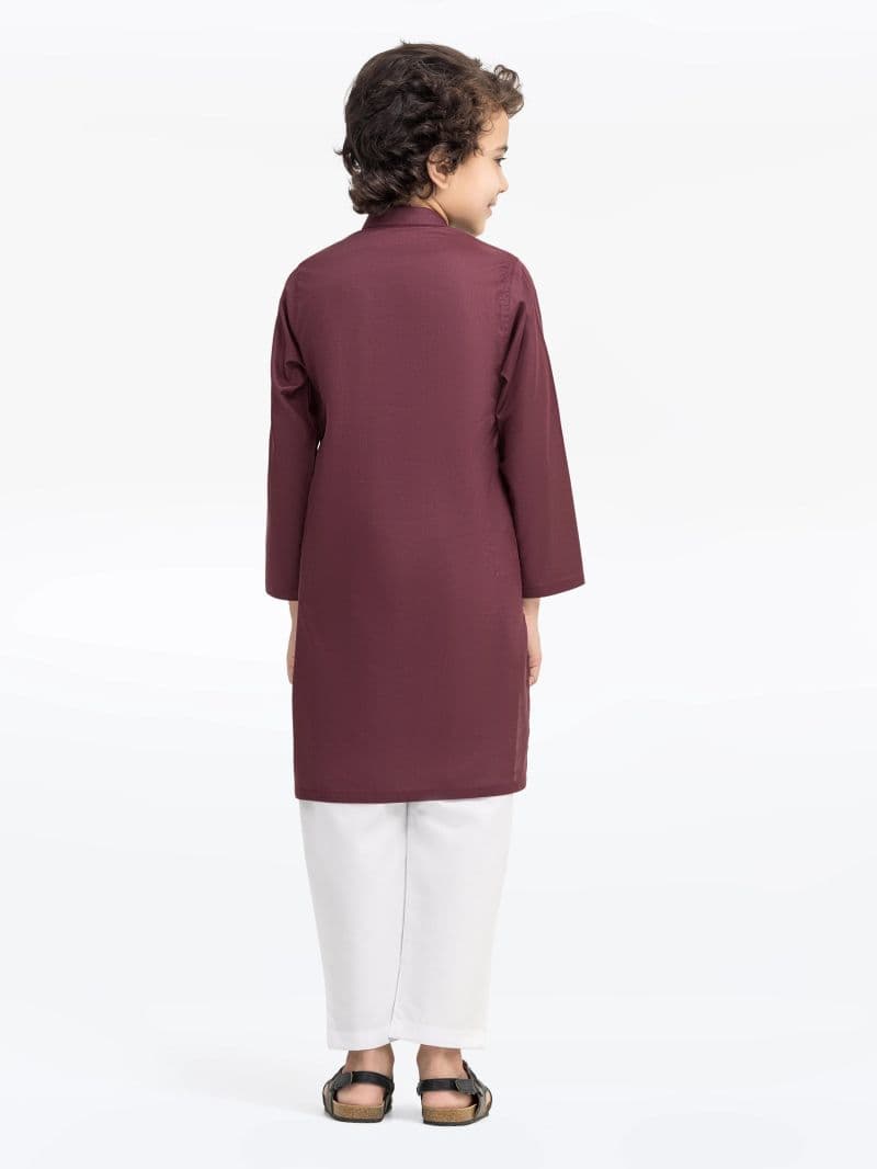 Embroidered Cotton Kurta
