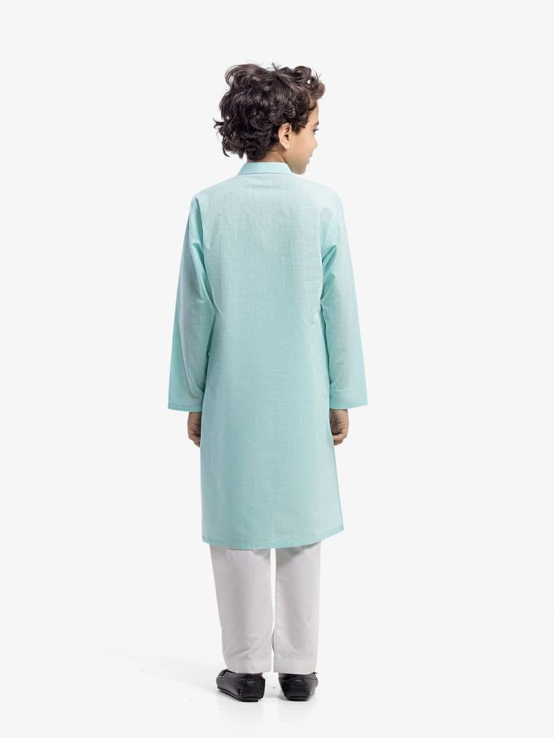 Embroidered Cotton Kurta