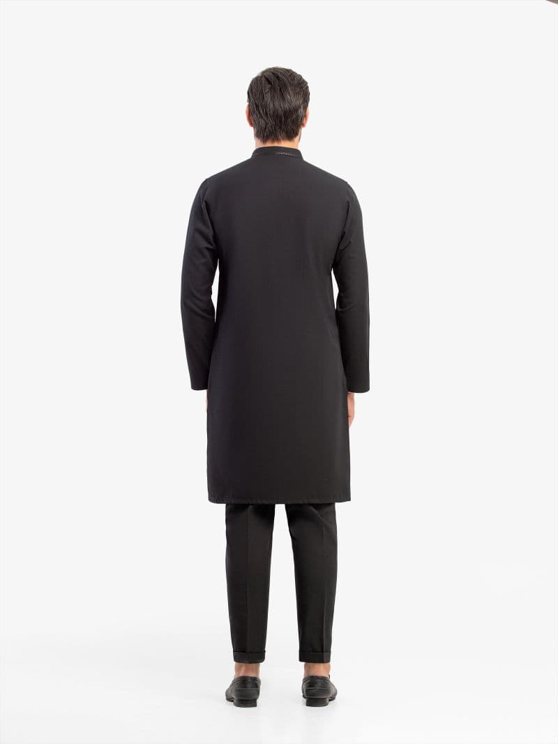 Embroidered Blended Kurta Pajama
