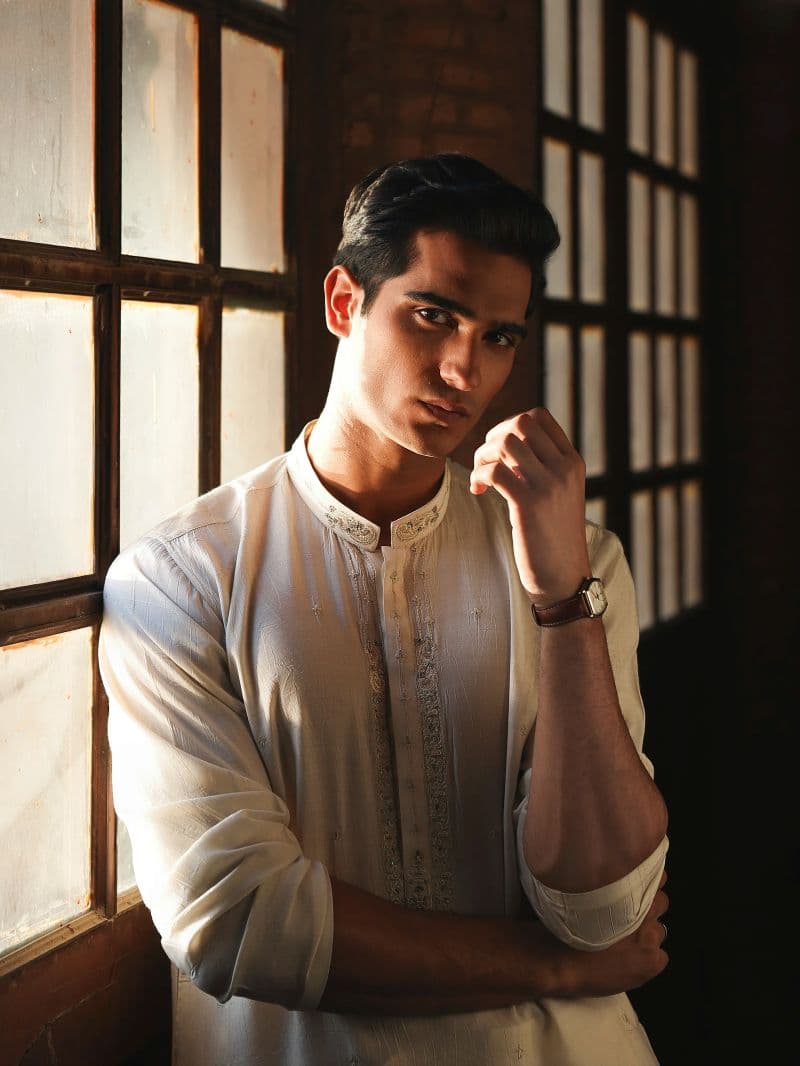 Men's Cream Kurta