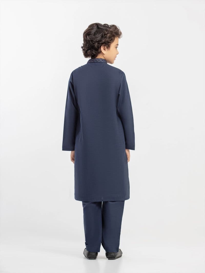 Embroidered Dobby Kurta Pajama thumbnail