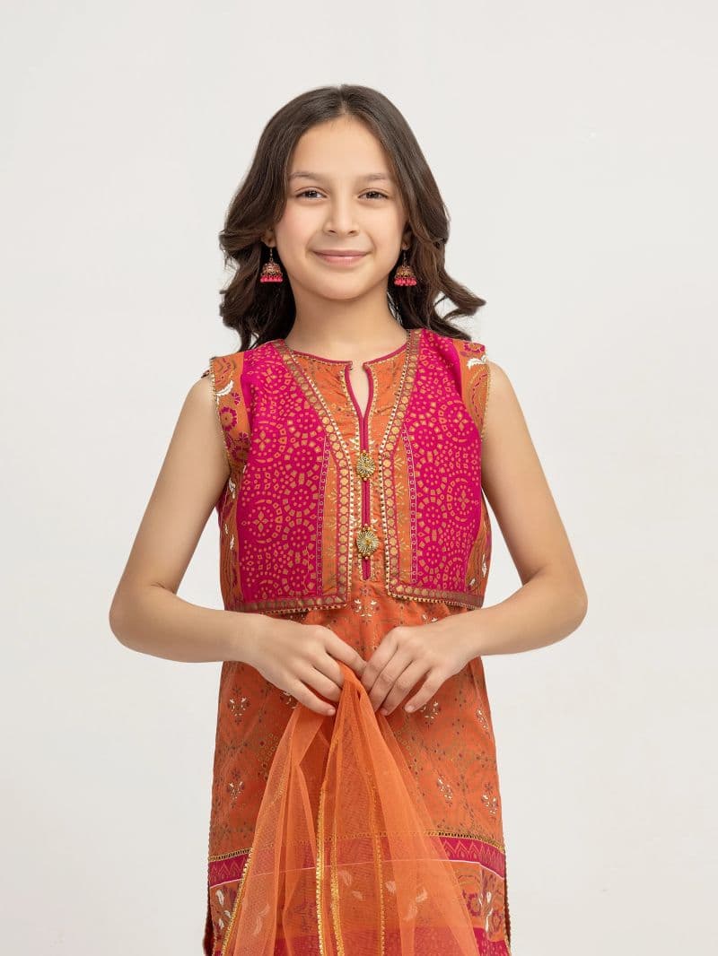 Block Print Cambric Suit