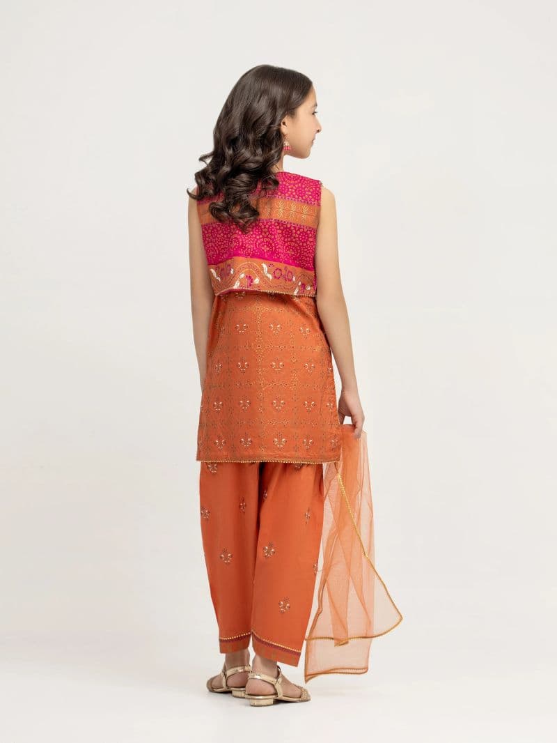 Block Print Cambric Suit