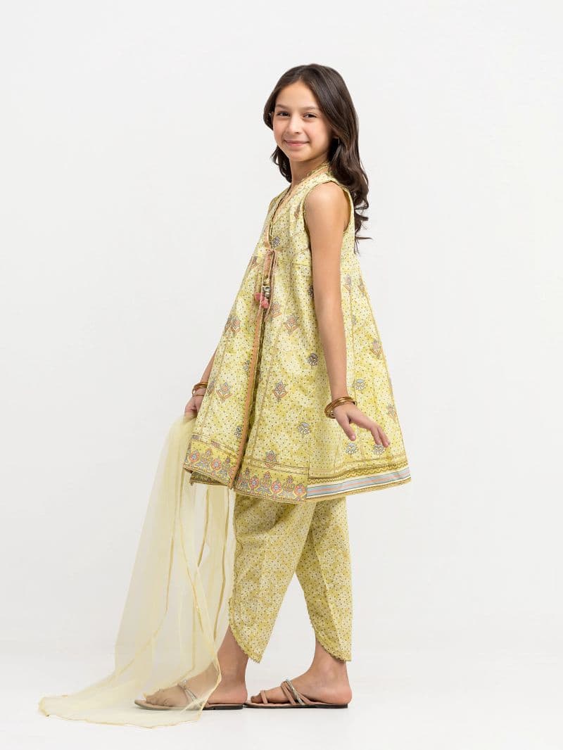Block Print Cambric Suit