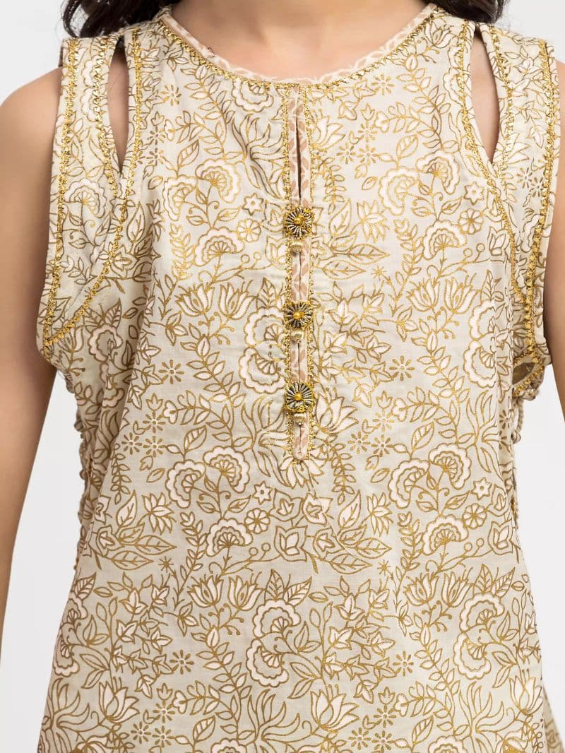 Block Print Cambric Suit