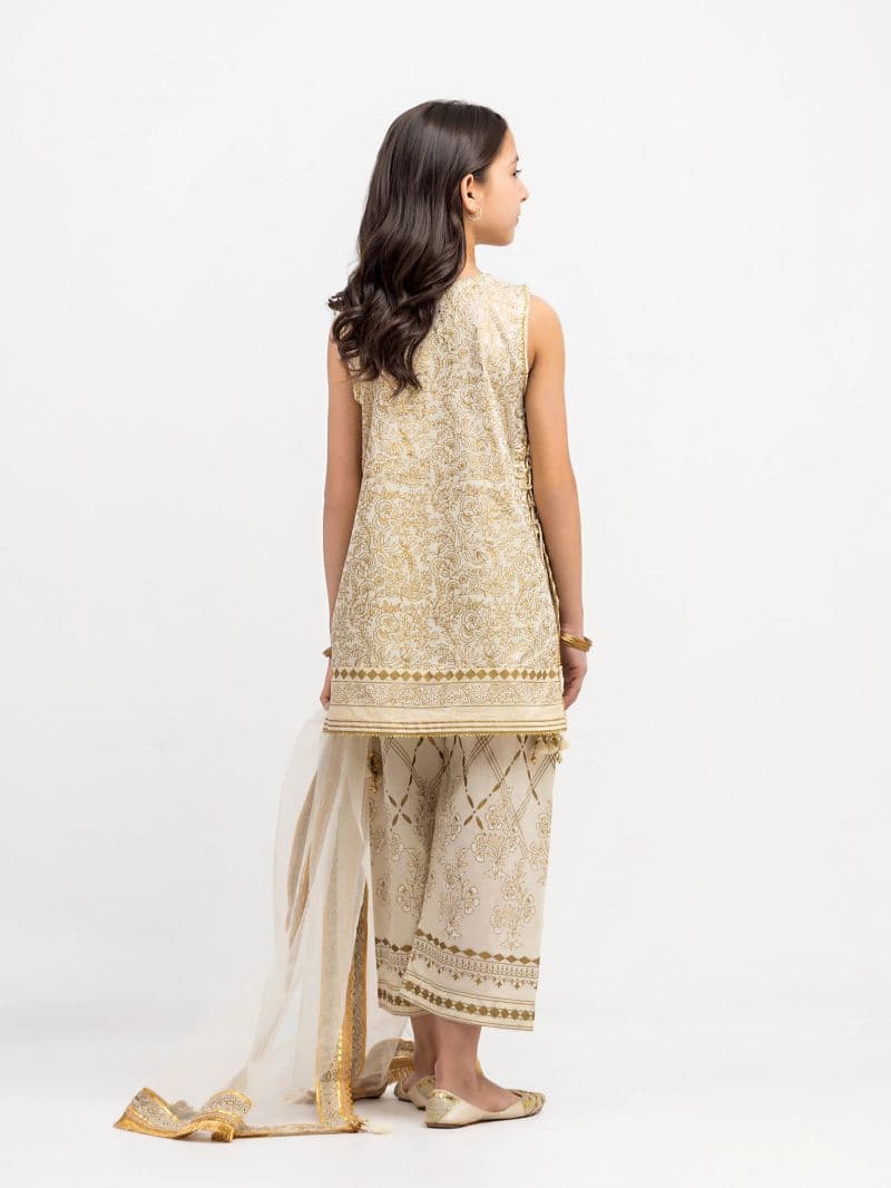 Block Print Cambric Suit