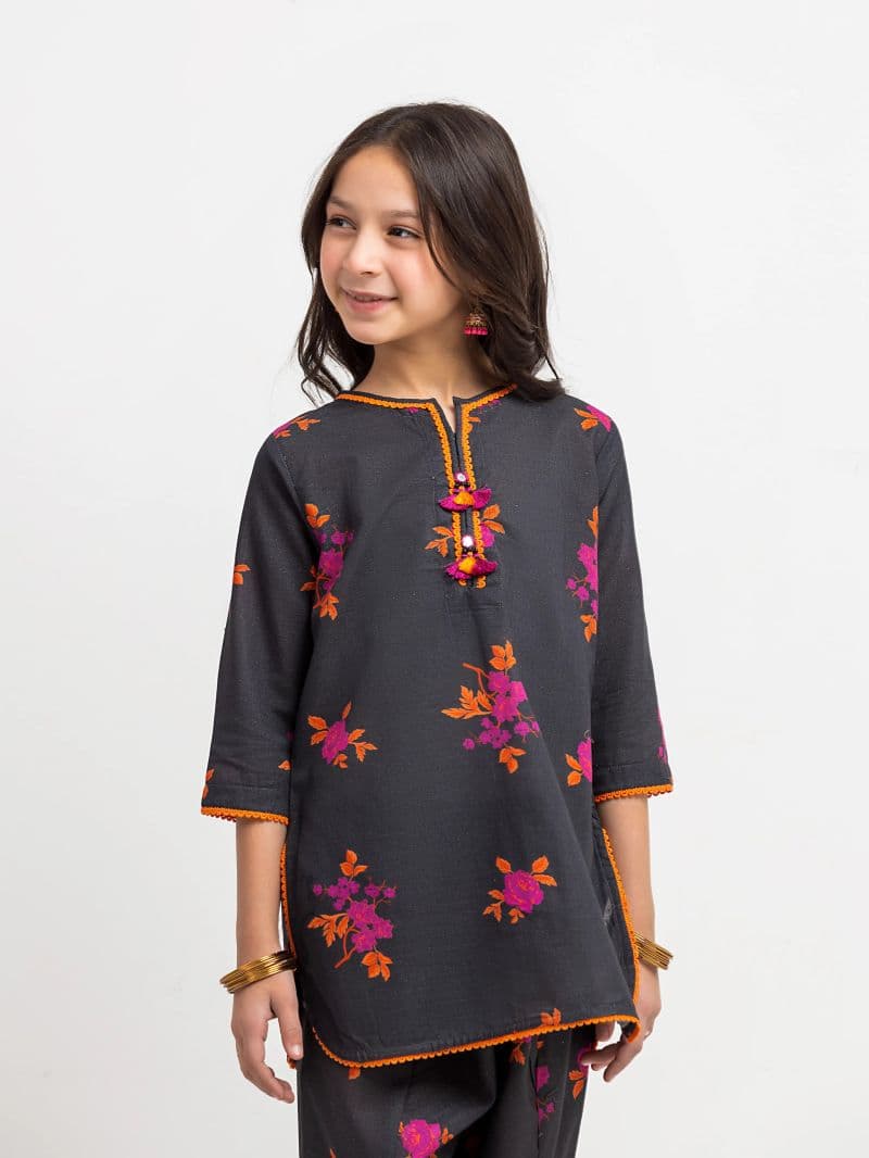 Printed Khaddar Co-Ord Set