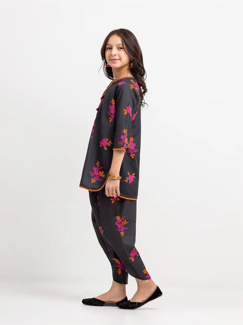 Printed Khaddar Co-Ord Set