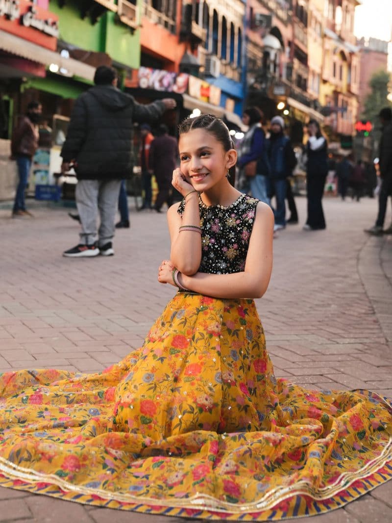 Embroidered Organza Lehenga Suit thumbnail