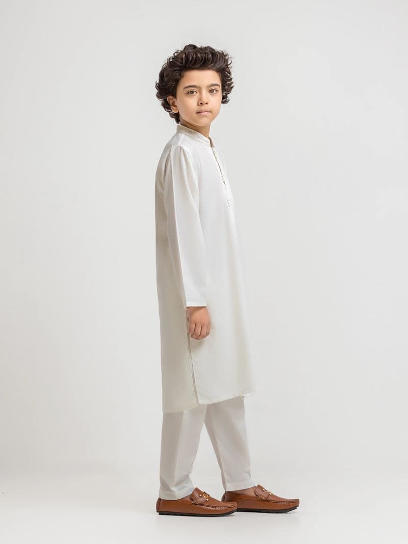 Embroidered Dobby Kurta Pajama