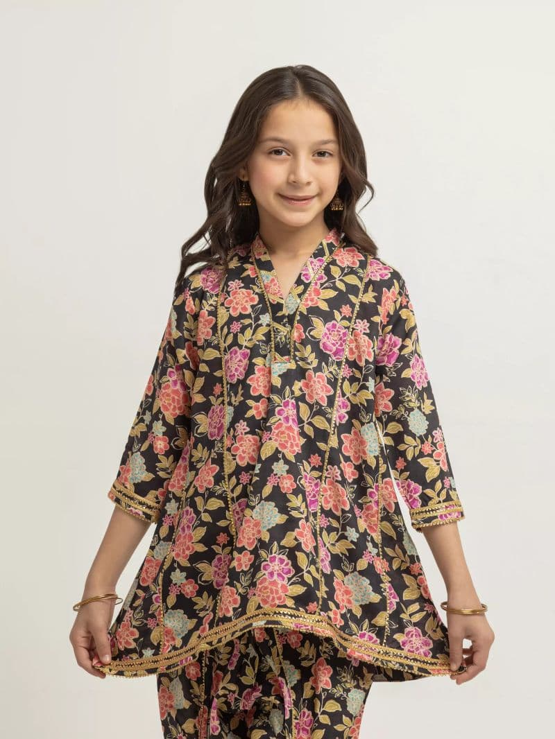 Printed Khaddar Co-Ord Set thumbnail