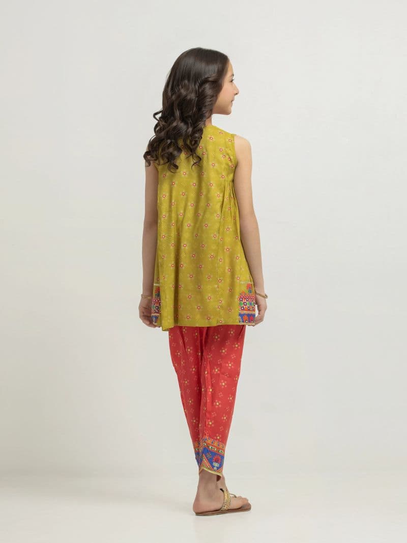 Embroidered Raw Silk Co-Ord Set