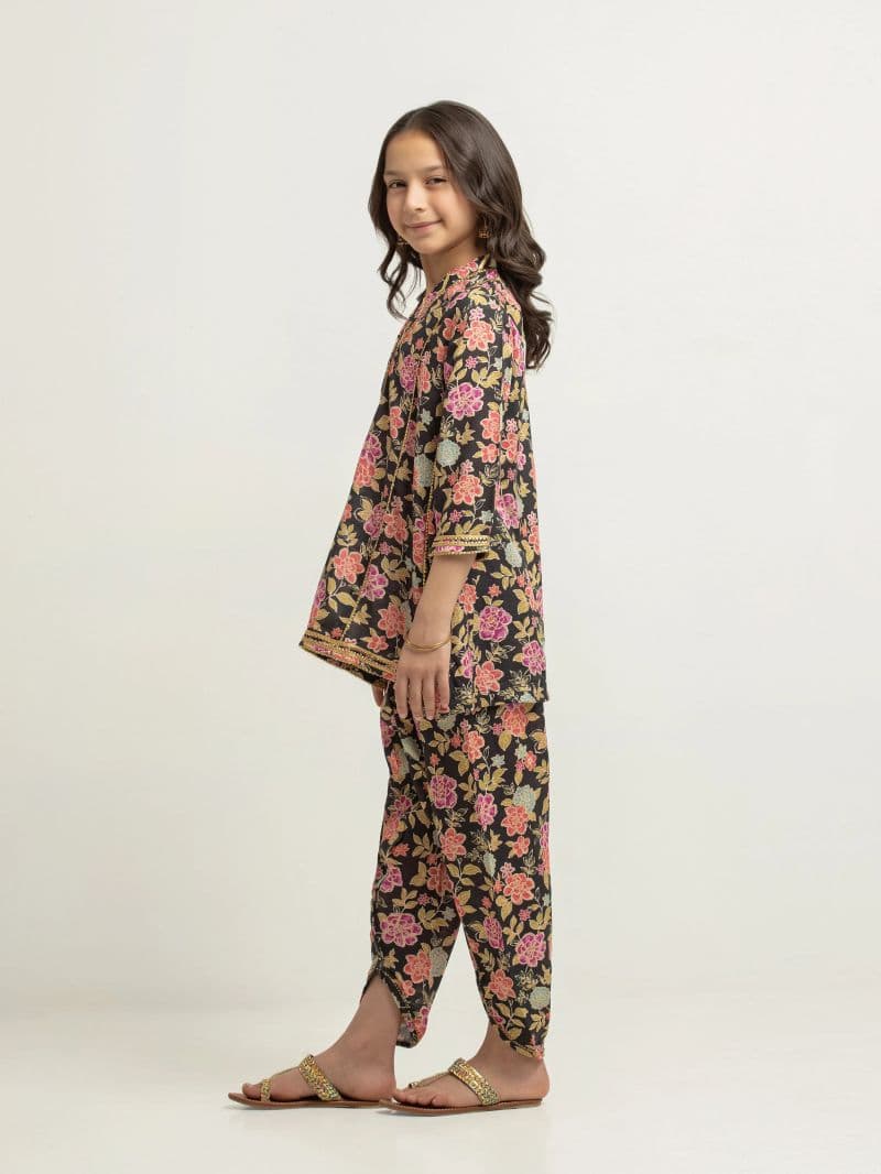 Printed Khaddar Co-Ord Set