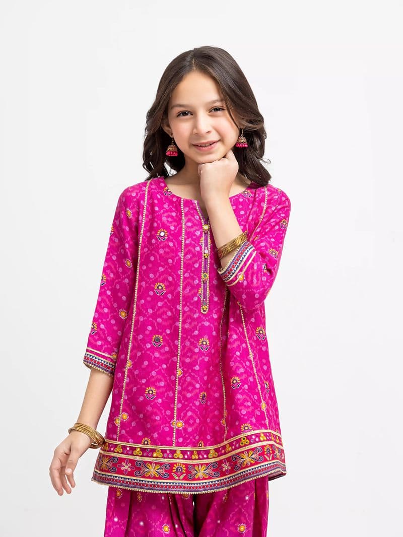Embroidered Raw Silk Co-Ord Set