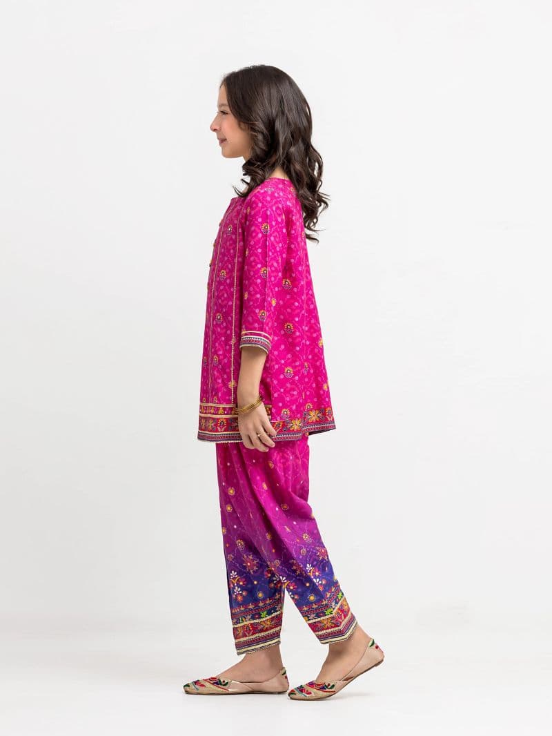 Embroidered Raw Silk Co-Ord Set