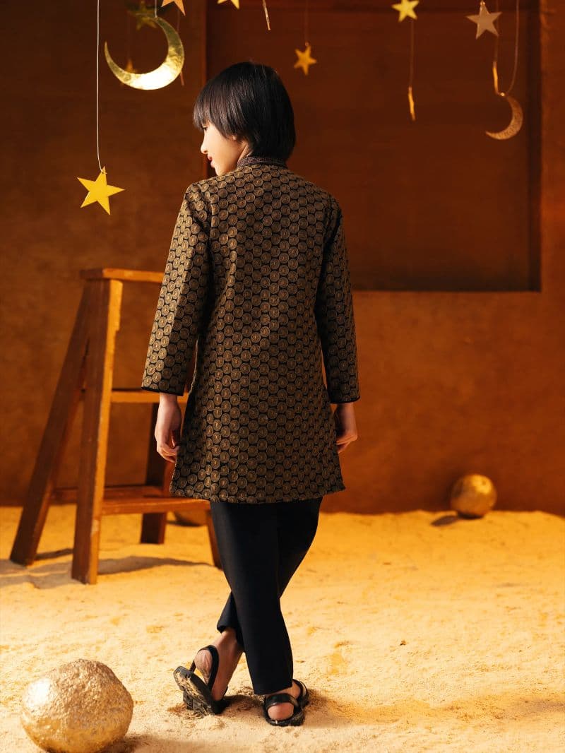 Embroidered Cotton Silk Kurta Pajama