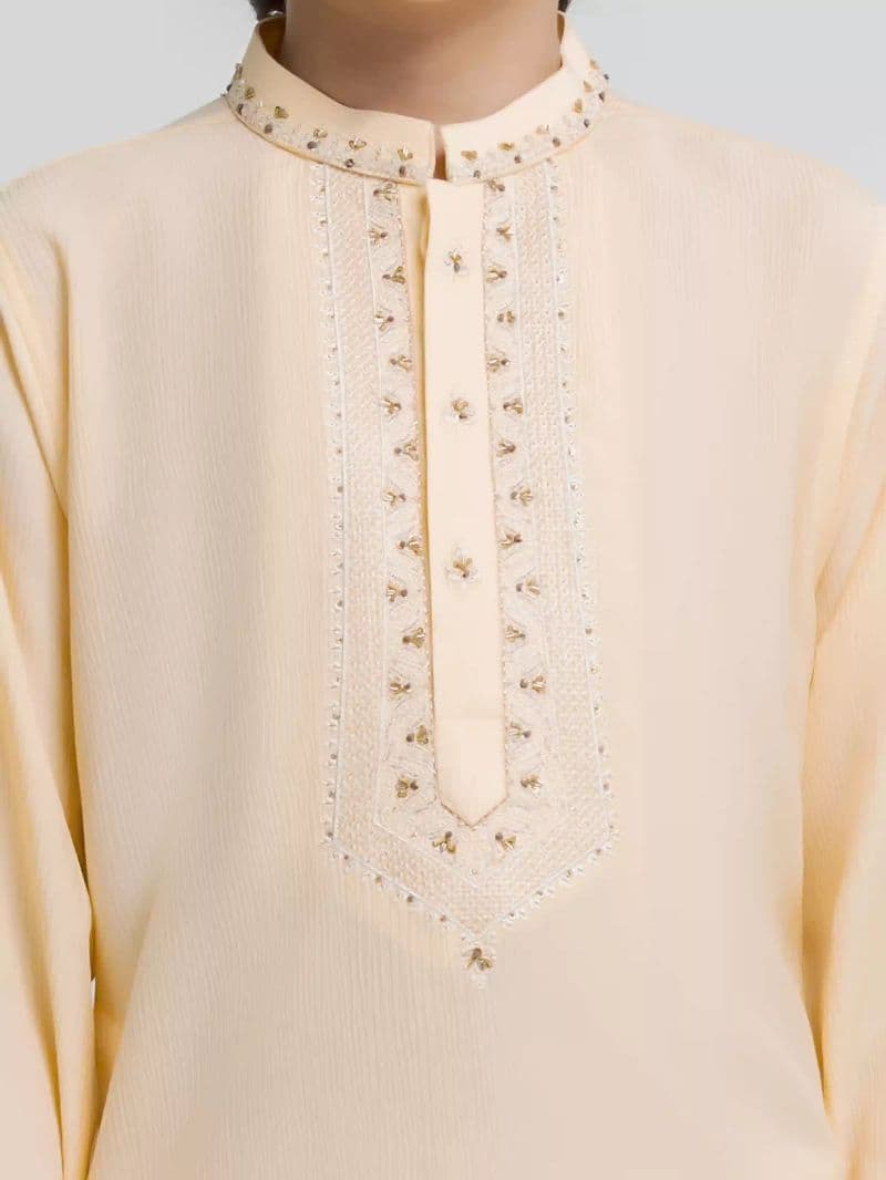 Embroidered Cotton Kurta