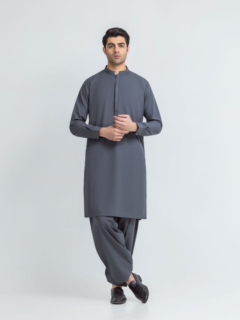 Embroidered Blended Shalwar Kameez