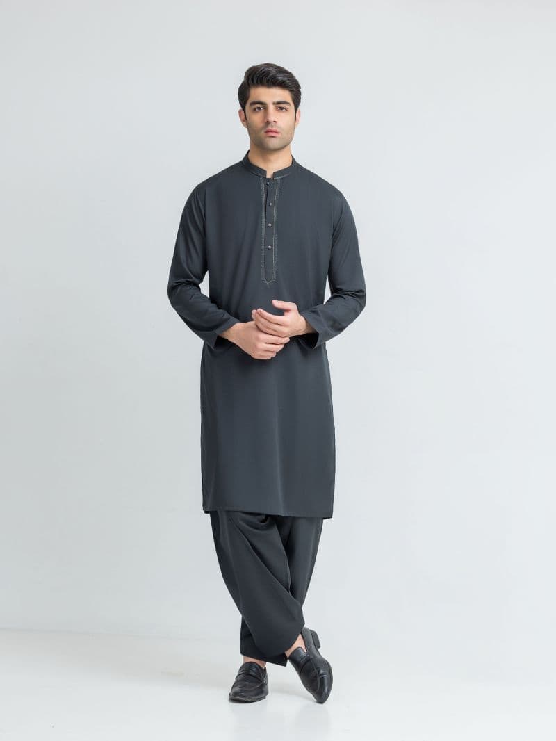 Embroidered Blended Shalwar Kameez