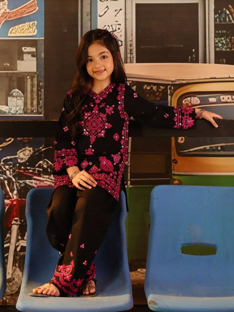 Embroidered Cambric Co-Ord Set