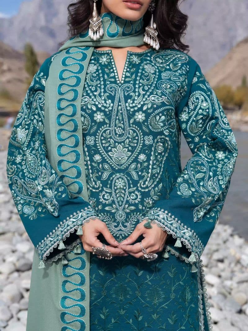 Embroidered Khaddar Suit thumbnail