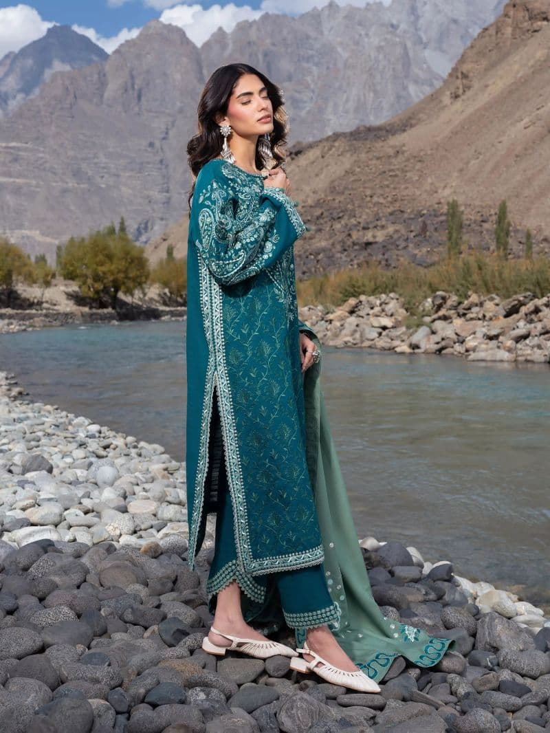 Embroidered Khaddar Suit thumbnail