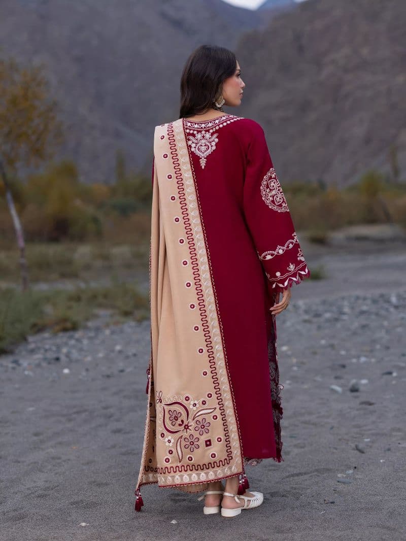 Embroidered Khaddar Suit