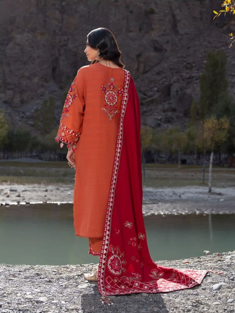 Embroidered Khaddar Suit thumbnail