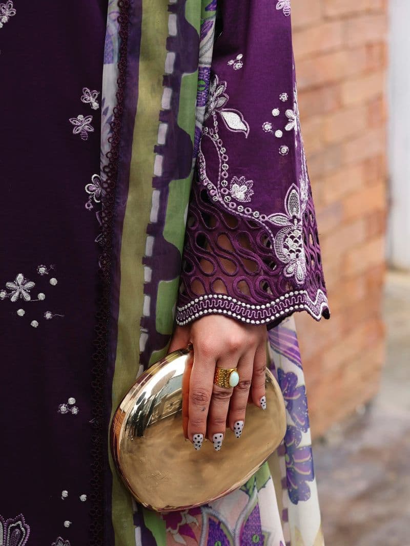 Embroidered Cambric Suit