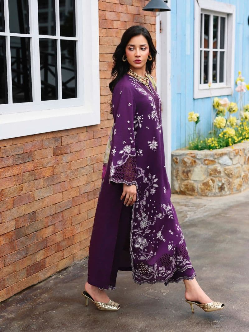 Embroidered Cambric Suit