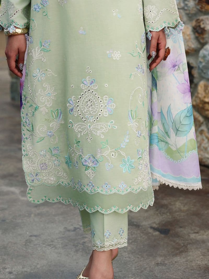 Embroidered Cambric Suit