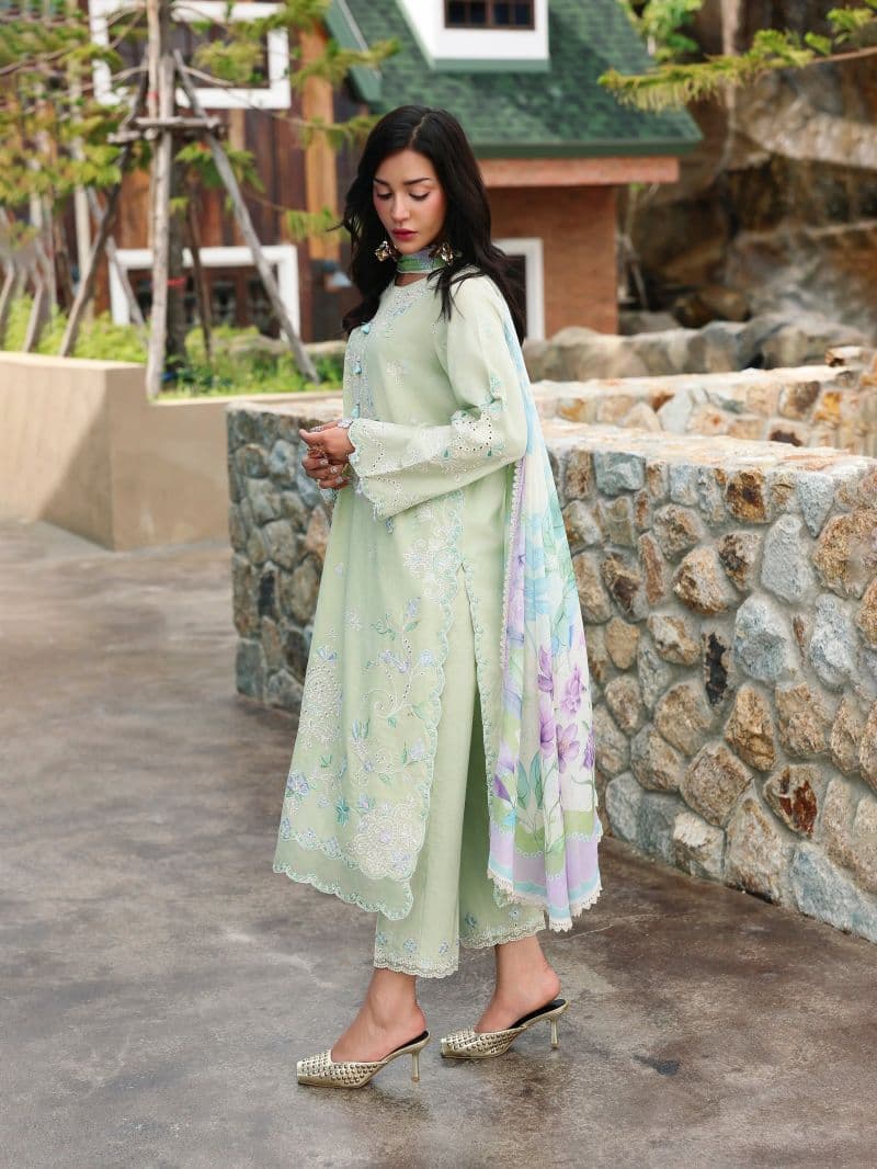 Embroidered Cambric Suit