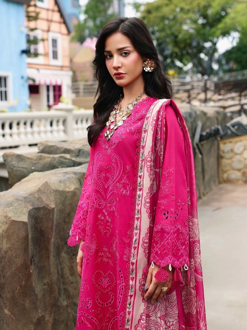 Embroidered Cambric Suit