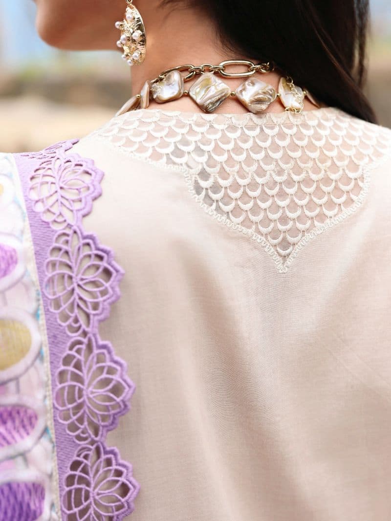Embroidered Cambric Suit