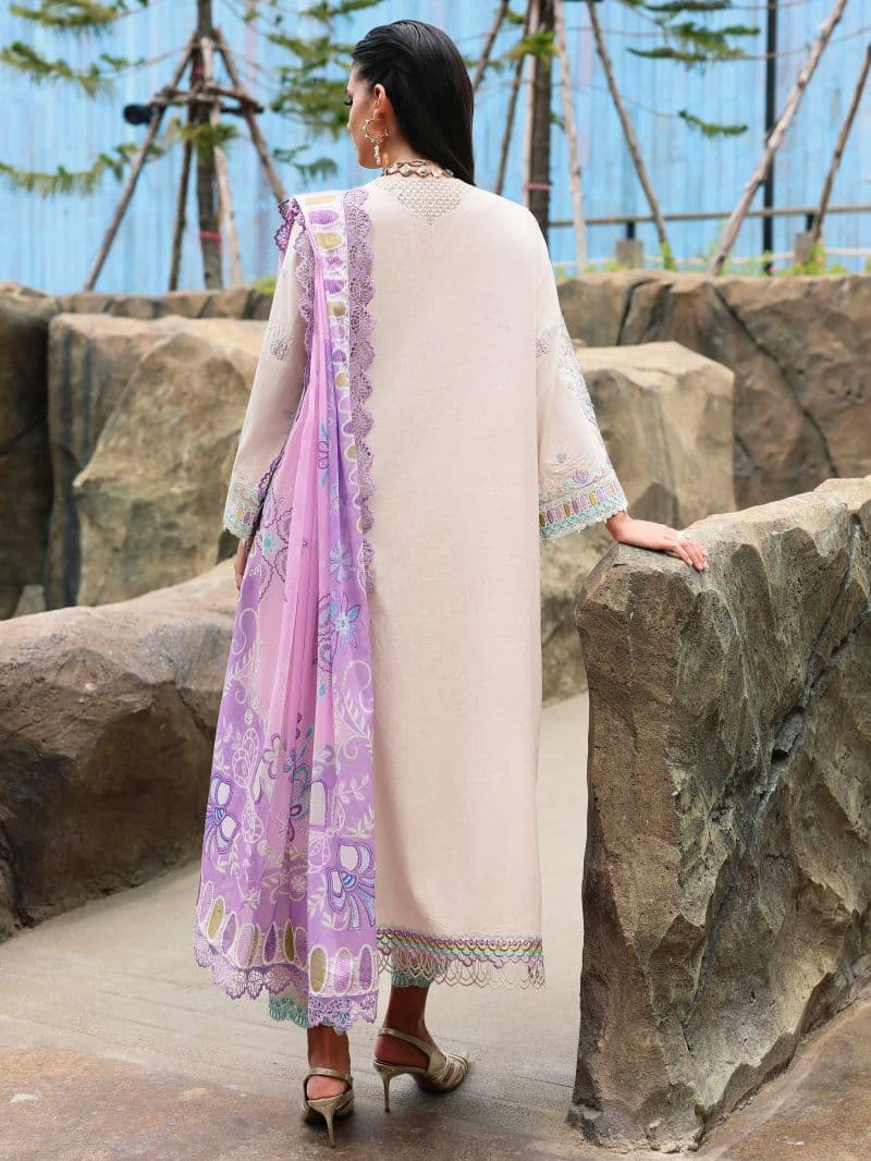 Embroidered Cambric Suit